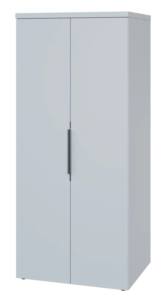 SIST 5 - 82 šatní skříň, 2-dveřová, tyč, 1820x800x600, bílá